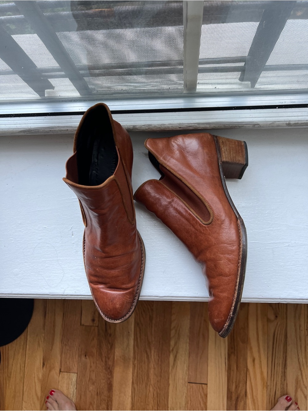 Sarah Flint - Ellie x Gravati - Chelsea Ankle Boot in Saddle Calf Leather